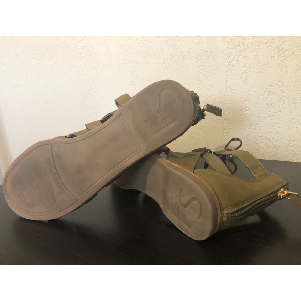 Franco Sarto Brisbane Green Sandals Size 8.5 - Picture 6 of 8